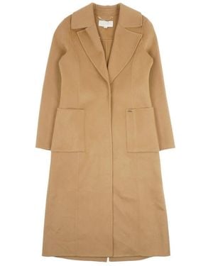 Michael Kors Single-Breasted Coats - Natural