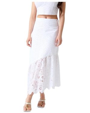 Guess Midi Skirts - White