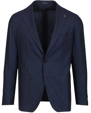 Tagliatore Unlined Cashmere Blazer - Blauw