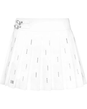 Philipp Plein Short Skirts - Blanco