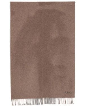 A.P.C. Winter Scarves - Brown