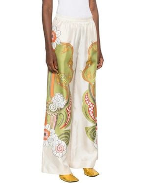 La DoubleJ Wide Trousers - Metallic
