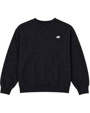 New Balance Fitness ,Zwart ,Katoen Sport Essentials Sweat Crew