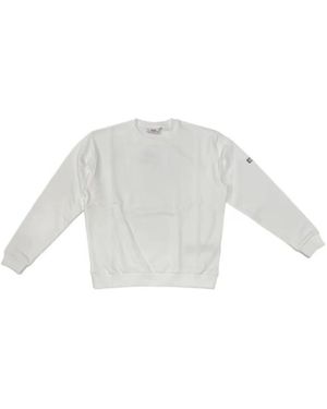 Gcds Essentials Sweatshirt Met Crewneck - Wit