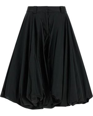 Balenciaga Wide Trousers - Black