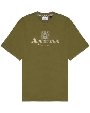 Aquascutum T-Shirts - Verde