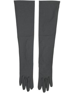 Dolce & Gabbana Accessoires ,Grijs ,Elbow Length Mitten