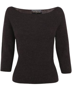 Cortana Round-Neck Knitwear - Black