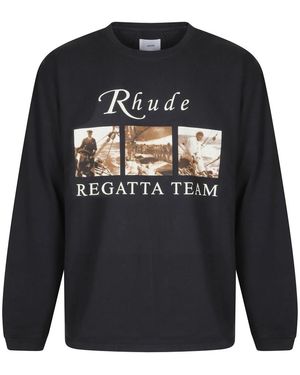 Rhude Long Sleeve Tops - Bleu