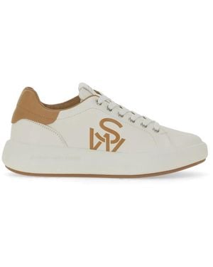 Stuart Weitzman Schoenen ,Wit ,Leer Sw Pro Sneaker
