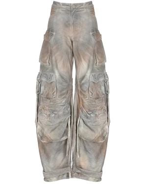 The Attico Loose-Fit Jeans - Gris