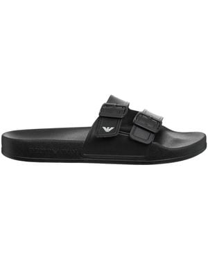 Emporio Armani Sliders - Black