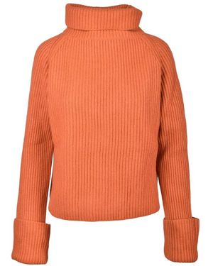 Alpha Studio Turtlenecks - Orange
