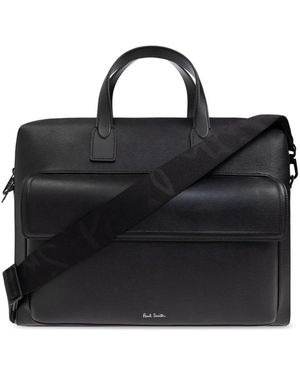 Paul Smith Zwarte Toprits Handtas