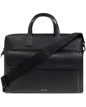 Paul Smith Schwarze Handtasche Mit Top-Reißverschluss