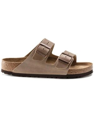 Birkenstock Sliders - Marrone