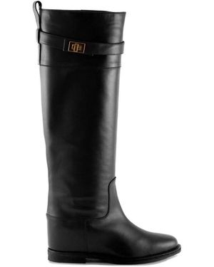 Via Roma 15 High Boots - Black