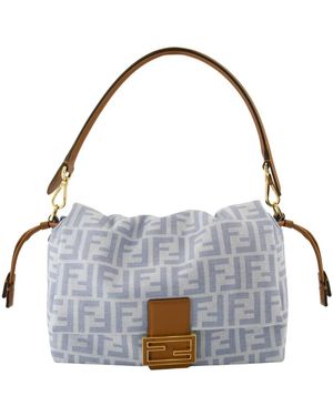 Fendi Baguette Soft Medium - Blauw