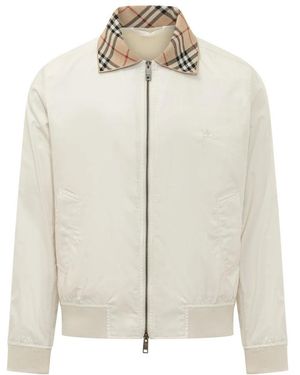 Burberry Bomber Jackets - Blanc