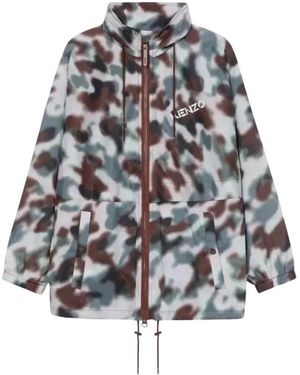 KENZO Cloud Camo Hooded Jacket - Grijs