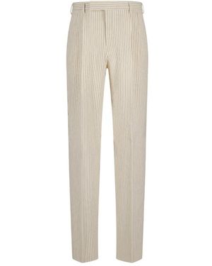 PT Torino Suit Trousers - Natural