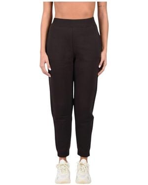 Max Mara Broeken ,Bruin ,Katoen Tornado Joggingbroek - Zwart