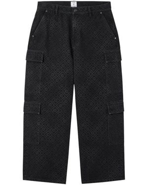 CASABLANCA Wide Jeans - Negro