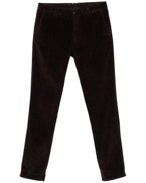 Incotex Slim-Fit Trousers - Zwart