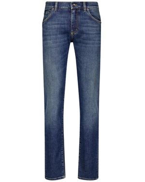 Dolce & Gabbana Slim-Fit Jeans - Azul