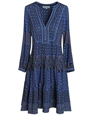 Hale Bob Kleedjes ,Blauw ,Midi Kleedjes