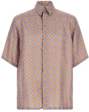 Fendi Short Sleeve Shirts - Rosa