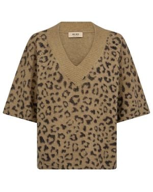 Mos Mosh V-Neck Knitwear - Marron