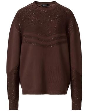 Fabiana Filippi Round-Neck Strickwaren - Braun