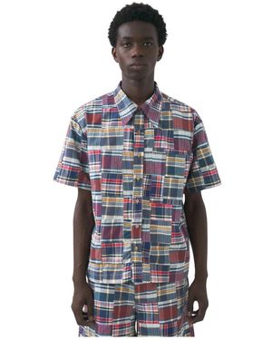 Antik Batik Gedrukte Chemise Amor - Blauw