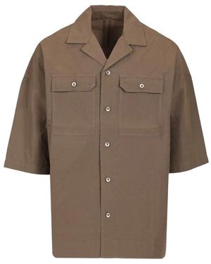 Rick Owens Short Sleeve Shirts - Brown