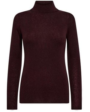 Mos Mosh Mmbouch Rollneck Knit - Lila