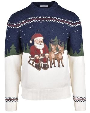 Gran Sasso Round-Neck Knitwear - Blu