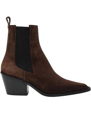 A.Emery Cowboy Boots - Brown
