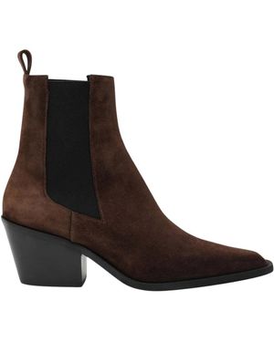 A.Emery Cowboy Boots - Brown