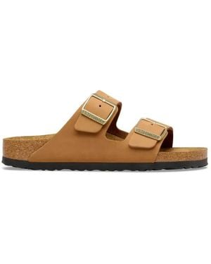 Birkenstock Sliders - Brown
