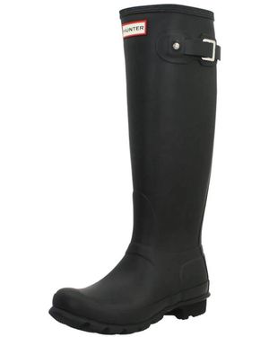HUNTER Original Tall Regenlaars - Zwart