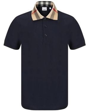 Burberry Polo Shirts - Blue