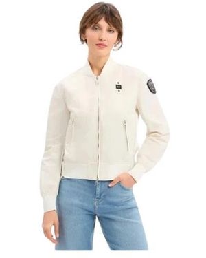 Blauer Bomber Jackets - Blu