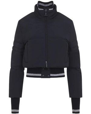 Thom Browne Cropped Daunenjacke - Blau