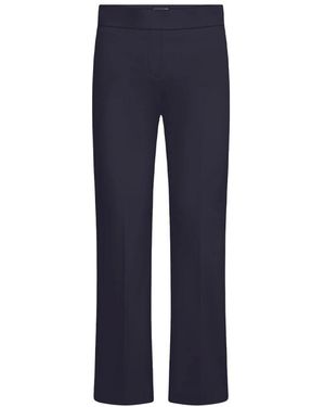 Seductive Straight Trousers - Blu