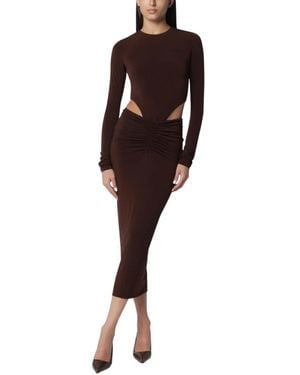 ANDAMANE Midi Dresses - Marron