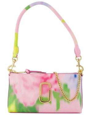 Marc Jacobs Blurred Floral Snapshot Umhängetasche Mit Verstellriemen - Pink