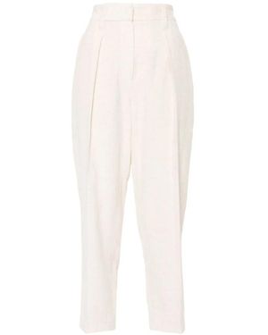 Brunello Cucinelli Tapered Trousers - Bianco