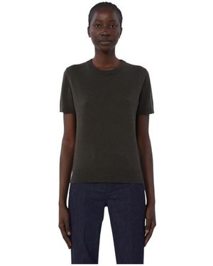 Max Mara Round-Neck Knitwear - Black