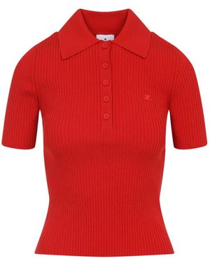 Courreges Polo Shirts - Rouge